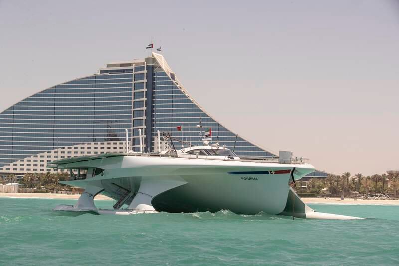 Jumeirah Beach Hotel, one of the luxury properties of Jumeirah Group. Antonie Robertson / The National
