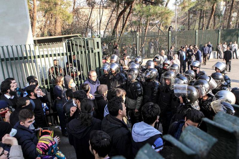 Nearly two dozen people have been killed and at least a thousand people arrested by the authorities since anti-government protests erupted across Iran late last month.  AP