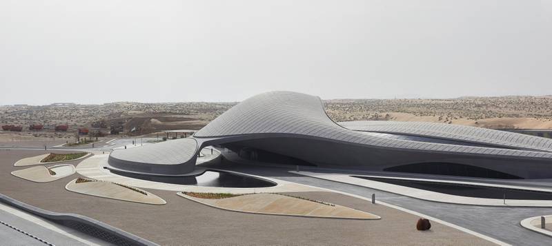 The headquarters was one of the last works by Iraqi-British architect Zaha Hadid.