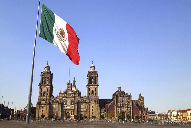 The Zocalo Square in Mexico City, Mexico. istockphoto.com