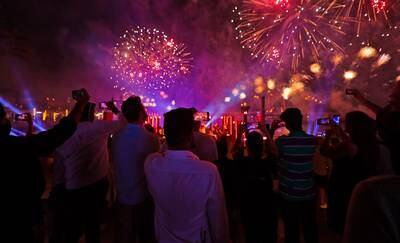 Club Vista Mare on Palm Jumeirah will host fireworks at midnight for a duration of three minutes