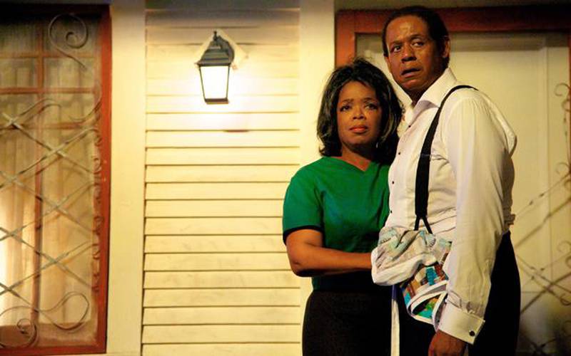 This film image released by The Weinstein Company shows Oprah Winfrey as Gloria Gaines, left, and Forest Whitaker as Cecil Gaines in a scene from "Lee Daniels' The Butler." (AP Photo/The Weinstein Company, Anne Marie Fox)