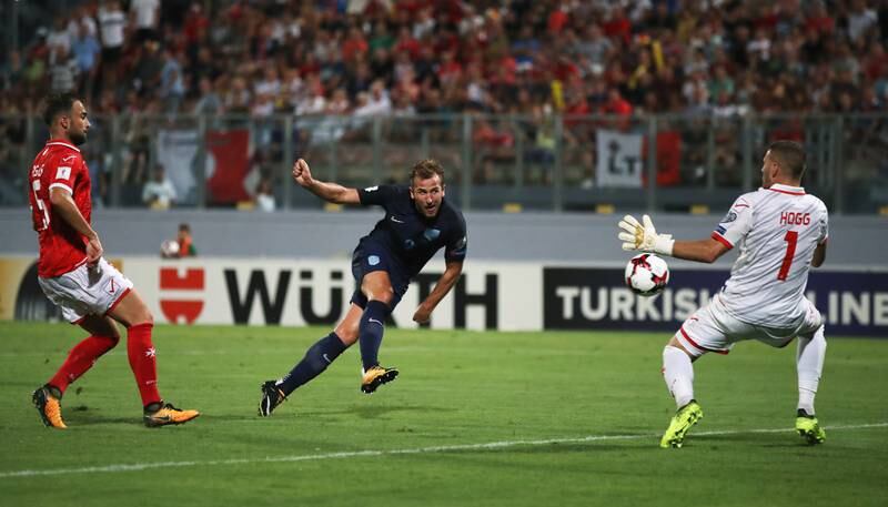 10) Soon to be followed by his second against Malta, and Kane is in double figures for his country. Getty