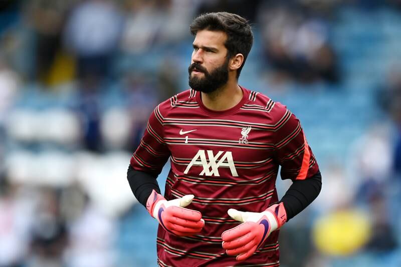 LIVERPOOL RATINGS: Alisson Becker - 7. Most of the Brazilian’s saves were straightforward. He was forced to scramble by Bamford’s chip but had a largely comfortable afternoon. Getty