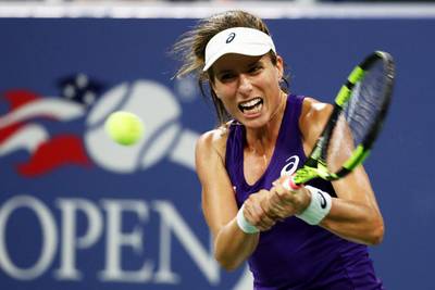 A left foot injury has forced Johanna Konta out of the Dubai Duty Free Tennis Championships. Al Bello / Getty Images
