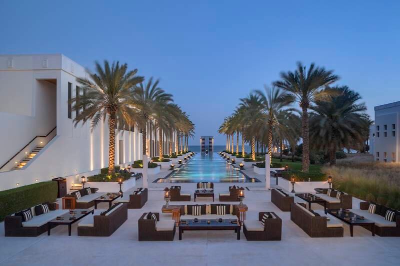 Take a dip in the 103-metre-long pool with views to the ocean.
