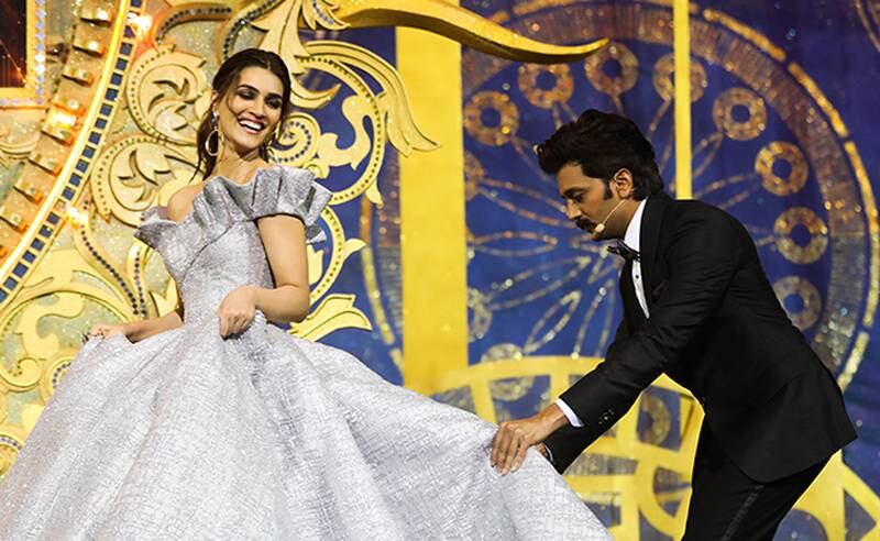 Riteish Deshmukh, pictured with Kriti Sanon, returned as host along with Karan Johar for the 2018 awards, held for the second time in Bangkok. The night was an emotional one as Sridevi, who died earlier that year, won the Best Actress award for her role in Mom. 