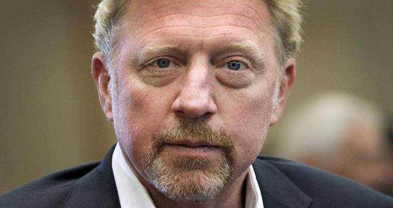 (FILES) In this file photo taken on August 23, 2017, former German tennis player Boris Becker addresses the media during a news conference of the German Tennis Federation DTB in Frankfurt am Main, western Germany. The Central African Republic (CAR) said on June 19, 2018 that a diplomatic passport that tennis star Boris Becker claims entitles him to immunity in bankruptcy proceedings in Britain "is a fake." / AFP / Daniel ROLAND
