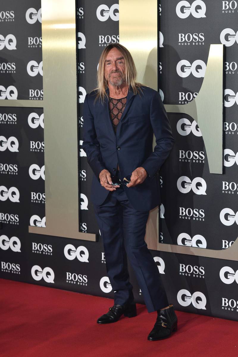 Iggy Pop attends the GQ Men Of The Year Awards 2019 at London's Tate Modern on September 3, 2019. Getty Images