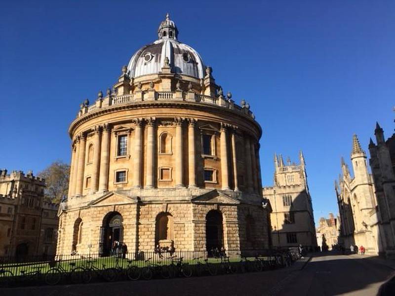 Oxford University's Radcliffe Camera, one of the city's famous 'dreaming spires'. Noor Nanji / The National