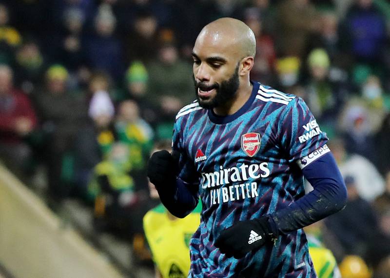 Alexandre Lacazette - 7: Striker, who remains captain in Aubameyang’s absence, should have made it 2-0 in first half but headed Saka cross well wide. Appeared to pull down McLean in own box after break but nothing given. Side-footed home penalty to make it 4-0 after being fouled in box. Reuters