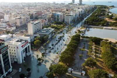A coastal area of Iskenderun, Turkey, was flooded after the quake. Reuters