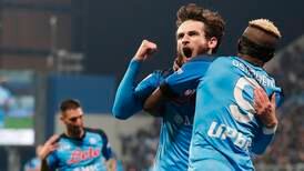 Kvaratskhelia and Osimhen extend Napoli's Serie A lead to 18 points
