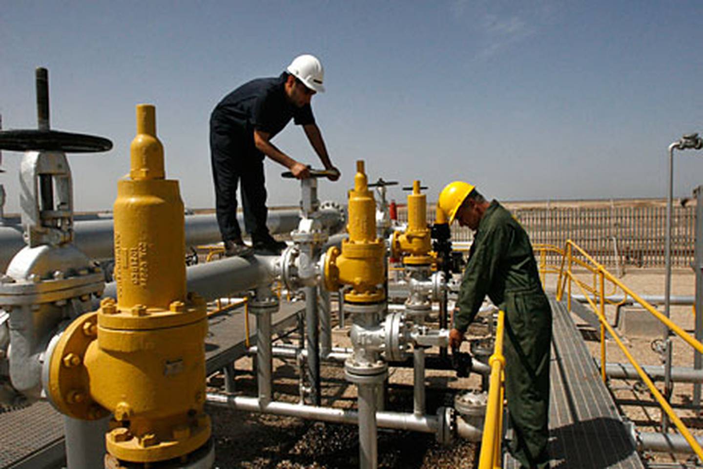 The Azadegan oilfield. Iran's energy sector is under pressure from sanctions. Photo: AP 