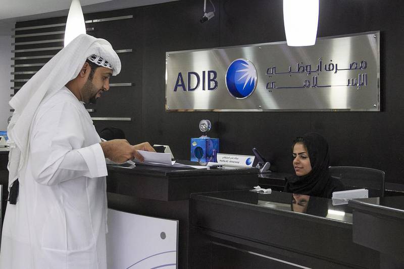 Abu Dhabi Islamic Bank said in October that its third-quarter profit rose 1 per cent, buttressed by higher revenue even as impairment charges rose. Mona Al Marzooqi / The National