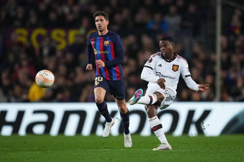 SUBS: Sergi Roberto (Pedri, 41) – 5 Joined in place of the injured Pedri but couldn’t match the youngster’s invention in a low-key display. He was, however, involved in almost winning the first leg late on as the ball ricocheted off De Gea’s upright.  Getty