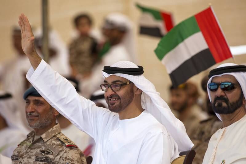 Sheikh Mohamed bin Zayed, Crown Prince of Abu Dhabi and Deputy Supreme Commander of the Armed Forces, said the UAE was on a path of progress. Photo: Crown Prince Court Abu Dhabi