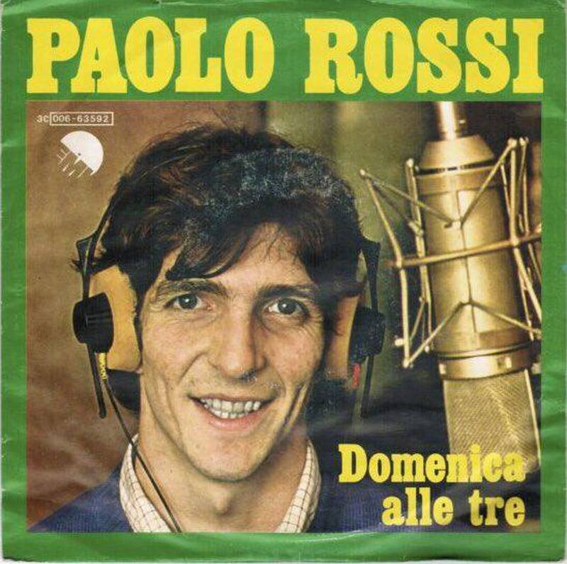 Cover for 'Domenica alle tre' by Paolo Rossi. Twitter