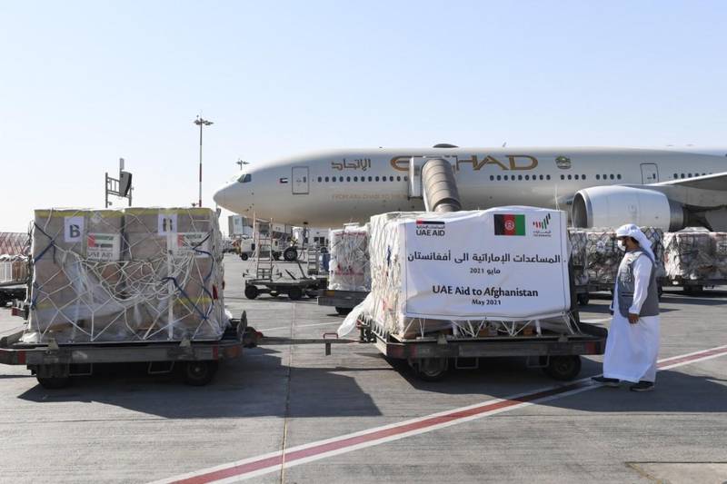 The UAE has sent planes carrying 37 tonnes of food to Afghanistan as part of its Ramadan charity programme.