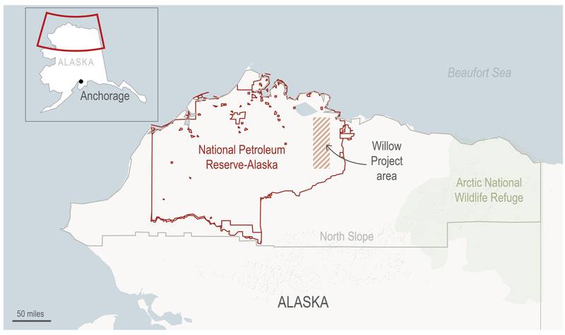 Supporters say the major oil project represents an economic lifeline for indigenous communities while environmentalists say it runs counter to US climate goals. AP