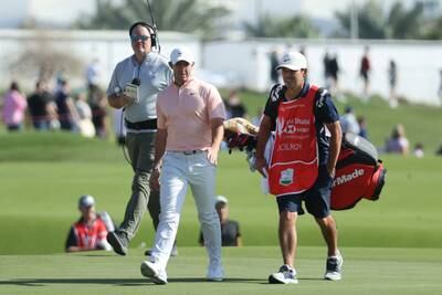 Rory McIlroy during the final round. Getty