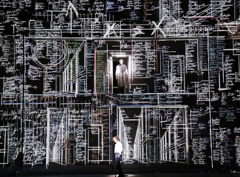 Devlin’s stage design for ‘Don Giovanni’ at the Royal Opera House in 2014