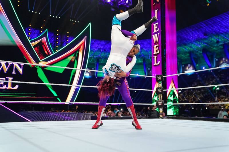 Bianca Belair won her first Last Woman Standing match in Saudi Arabia, defeating rival Bayley to retain the WWE Raw Women’s Championship title.