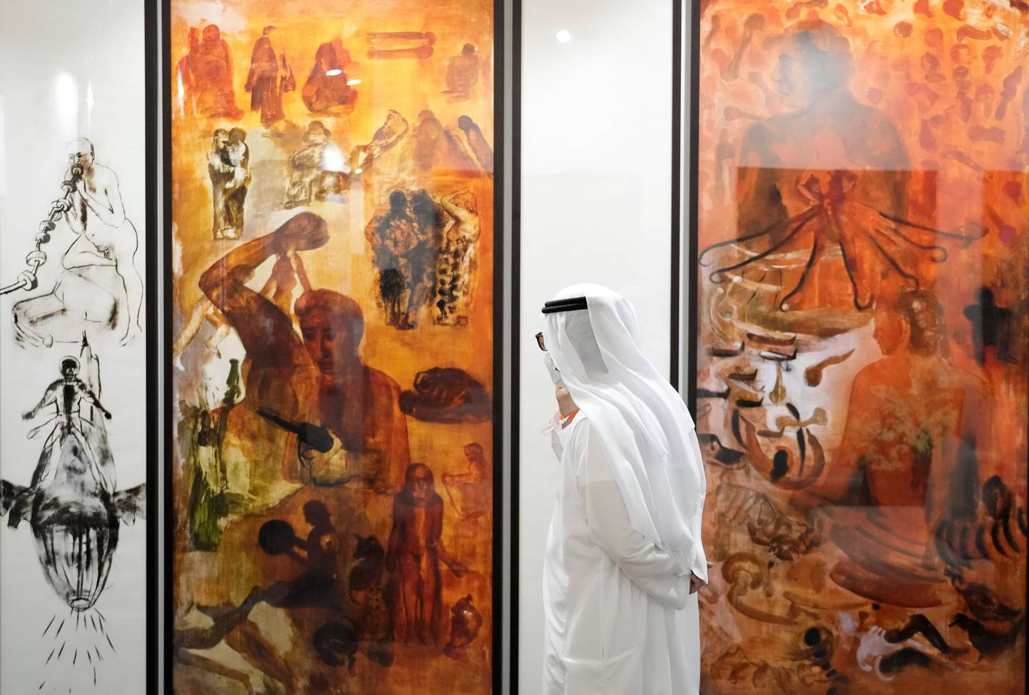 Benedetta Ghione, directrice exécutive d'Art Dubai, déclare : « Collaborer avec nos collègues et amis à Dubaï est au cœur de ce que nous faisons, mais nous visons également à refléter notre rôle plus large en tant que rassembleur de grands esprits et penseurs du Sud ».  AP Photo
