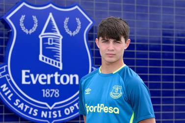 Mackenzie Hunt last summer signed a three-year professional contract with Everton - a club he has been at since the age of 13. Courtesy photo