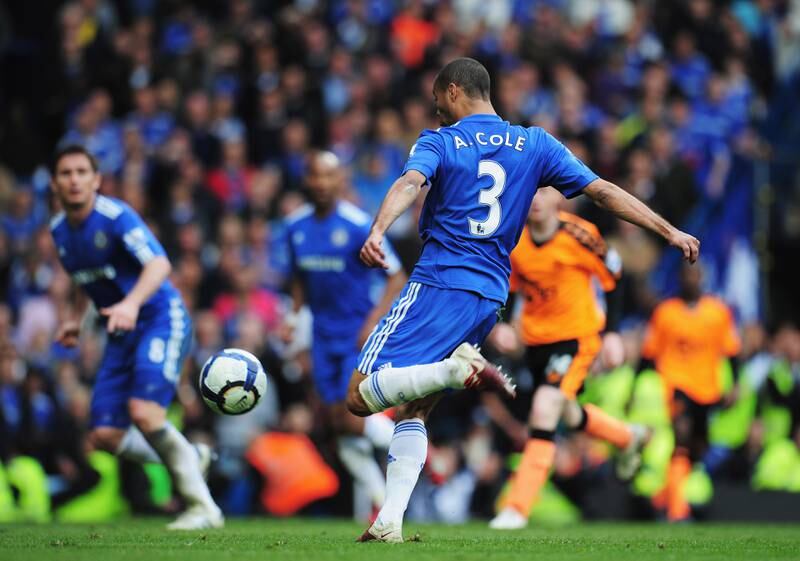 2009-10:  Chelsea thrash Wigan Athletic at Stamford Bridge on the last day, securing the title. Getty