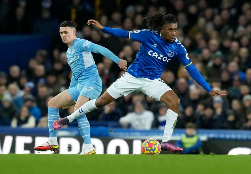 Alex Iwobi 6 - Was eager to get in behind Laporte that saw him drift offside on occasion, though he did play some direct balls that almost led to a goal for Everton. EPA