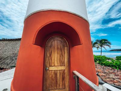 Lighthouse in Playa Venao, Provincia de Los Santos, Panama