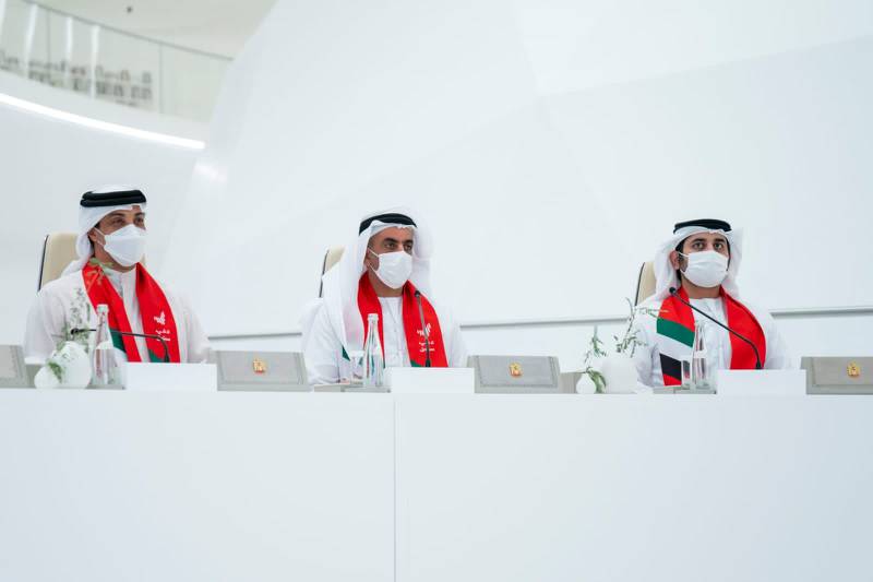 Members of the UAE Cabinet at Expo 2020 Dubai.