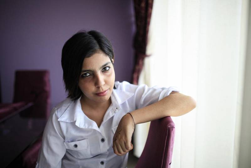 Mylene Rapada claims that her mother Nora had been working as a maid for the family of her father in Madinat Zayed in the Western Region for less than a year when she became pregnant with his child. Sarah Dea / The National

