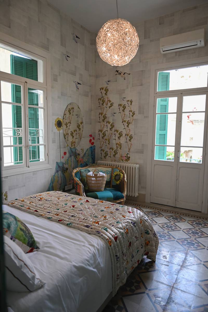The Hills Are Alive room, designed by Bokja, was inspired by the film The Sound of Music. Photo: Beit Tamanna