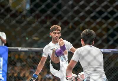 Young fighters from across the world competed at the IMMAF Youth World Championships. Khushnum Bhandari / The National
