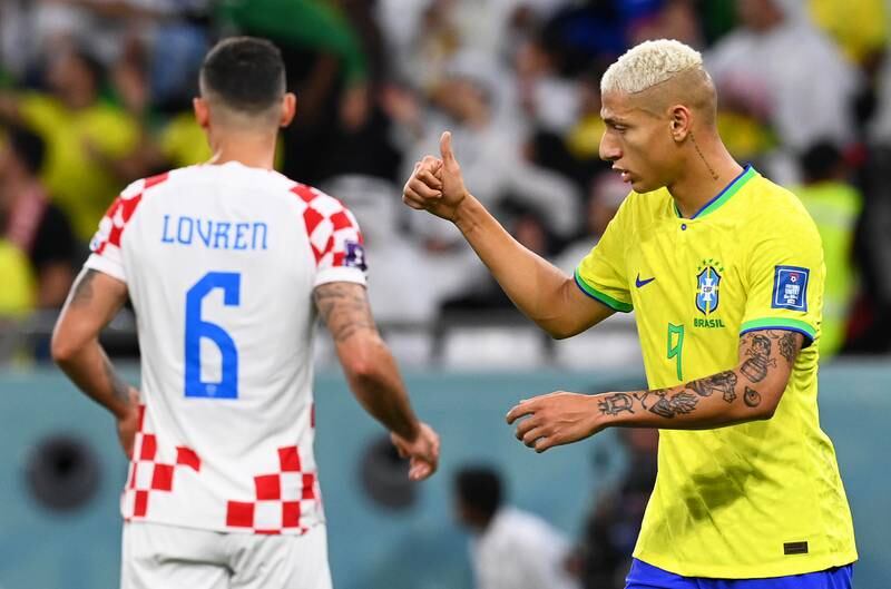 Richarlison 6: His best move was to set up Neymar after in second half with a turn. Made runs and got into the game in the second half when he put a couple of balls in for Neymar, but tightly marked by Gvardiol. EPA