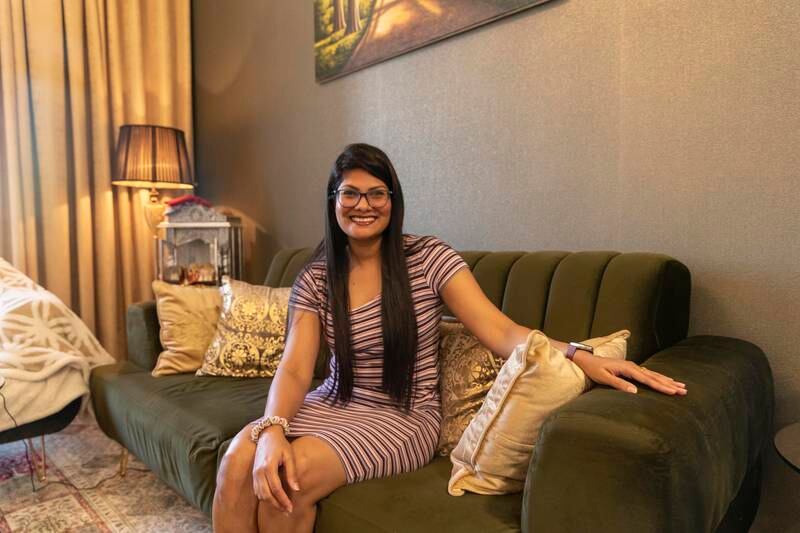 Divya Jain rents a two-bedroom apartment in Town Square.
All photos: Antonie Robertson / The National
