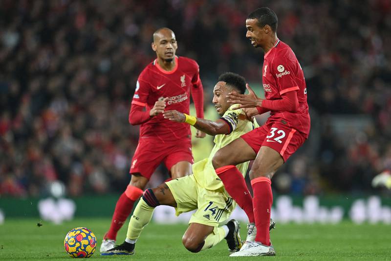 Joel Matip – 7. The centre-back glided through the game and was rarely worried. He took the opportunity to stride into the midfield to spark attacks. AFP