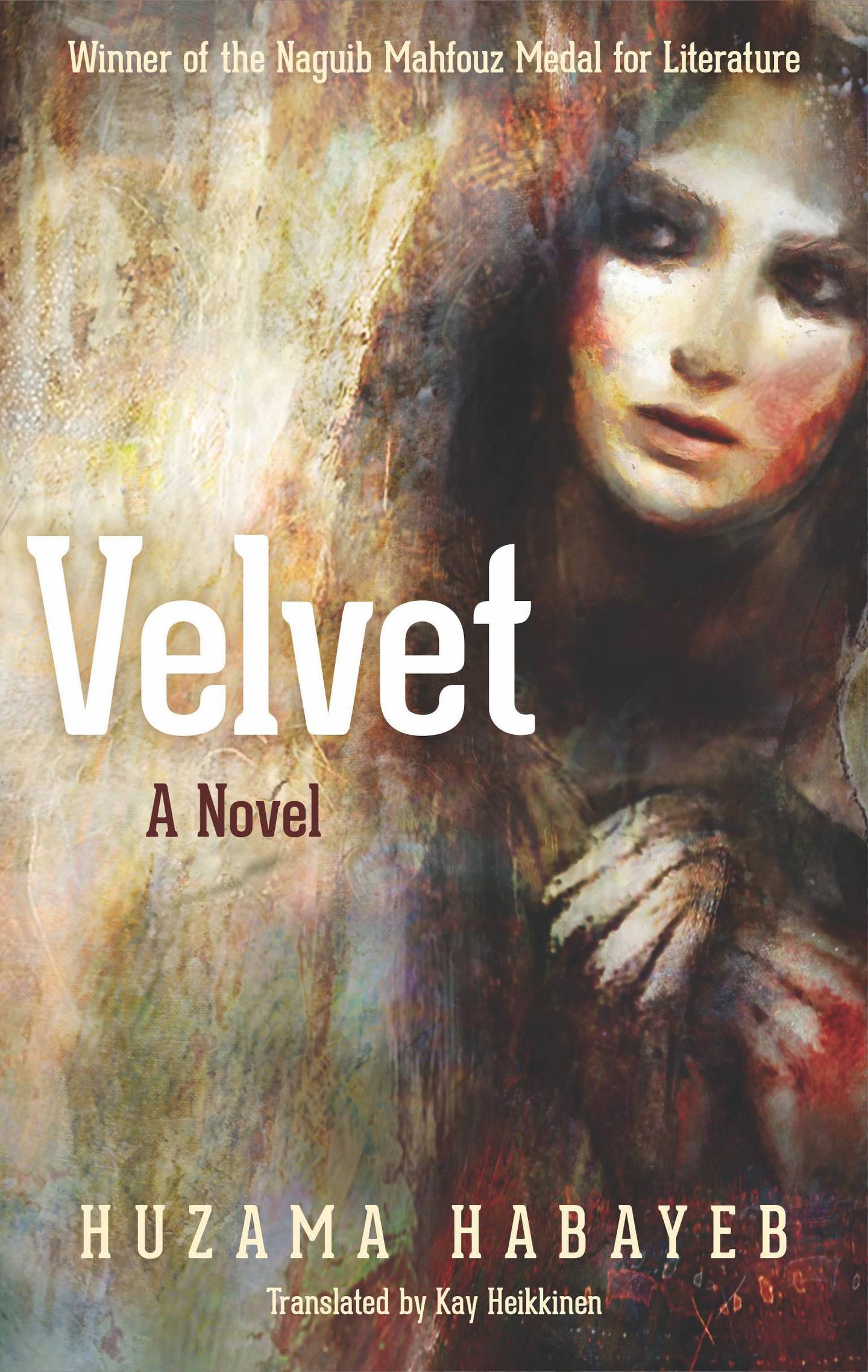 The front cover of the novel 'Velvet'