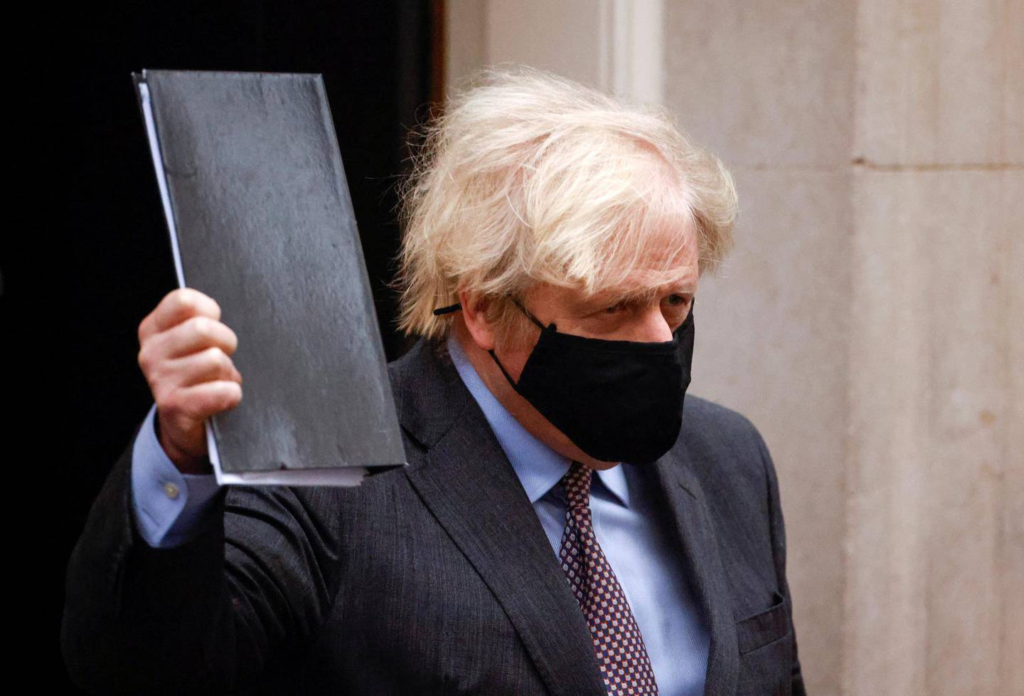 Britain's Prime Minister Boris Johnson leaves Downing Street in London, Britain, February 22, 2021. REUTERS/John Sibley