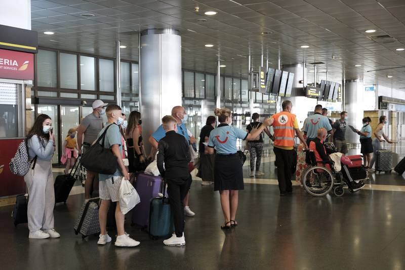 Gran Canaria Airport in Spain was second. EPA
