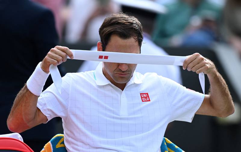 Swiss great Roger Federer lost the 2021 Wimbledon quarter-final to Poland's Hubert Hurkacz in straights sets.