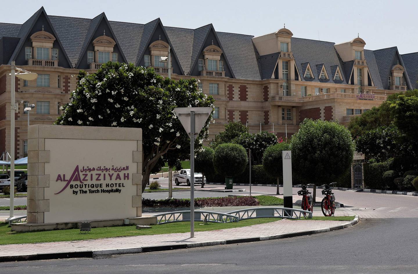 Al Aziziyah Boutique Hotel is where the Qatar national team will be staying during the tournament. AFP