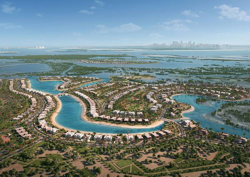 Some of Ain Al Maha will be on an island within an island. Courtesy Jubail Island Investment Company