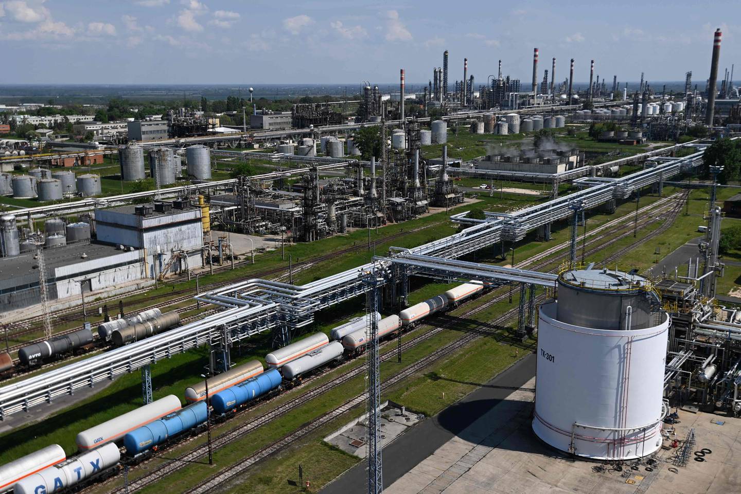 Hungary says it would need five years to move its oil sector away from Russian imports. AFP 