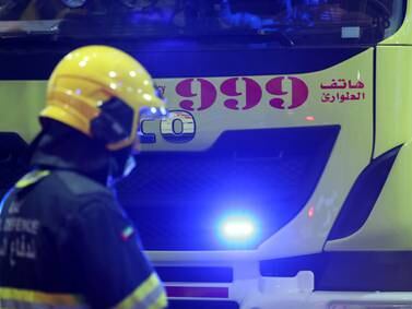 Emergency services contain Abu Dhabi warehouse fire