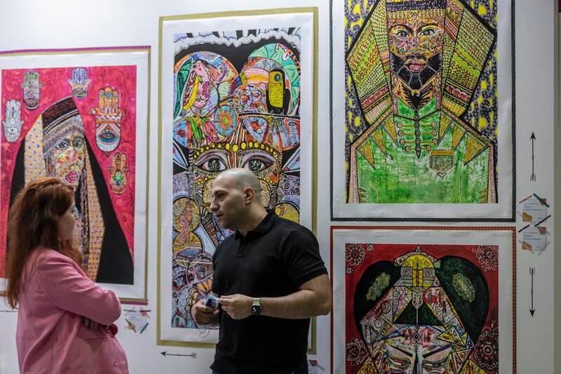 World Art Dubai is kicking off hot on the heels of Art Dubai and has returned to the Dubai World Trade Centre for its eighth installment. All photos: Antonie Robertson / The National