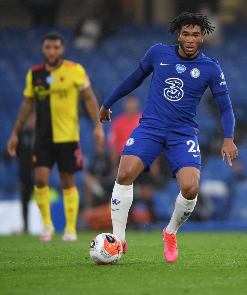Reece James - 7: An excellent performance from the recalled Englishman. Supplied Cheldsea's forwards with plenty of quality crosses. AFP