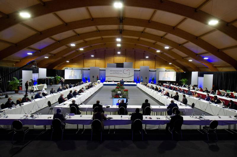 The Libyan Political Dialogue Forum takes place at an undisclosed location, Switzerland. Reuters